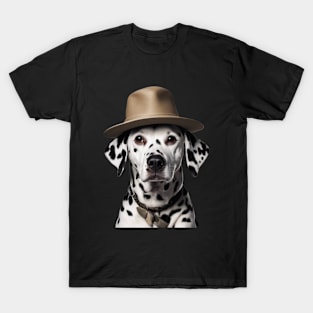 Dalmatian  with hat, T-Shirt